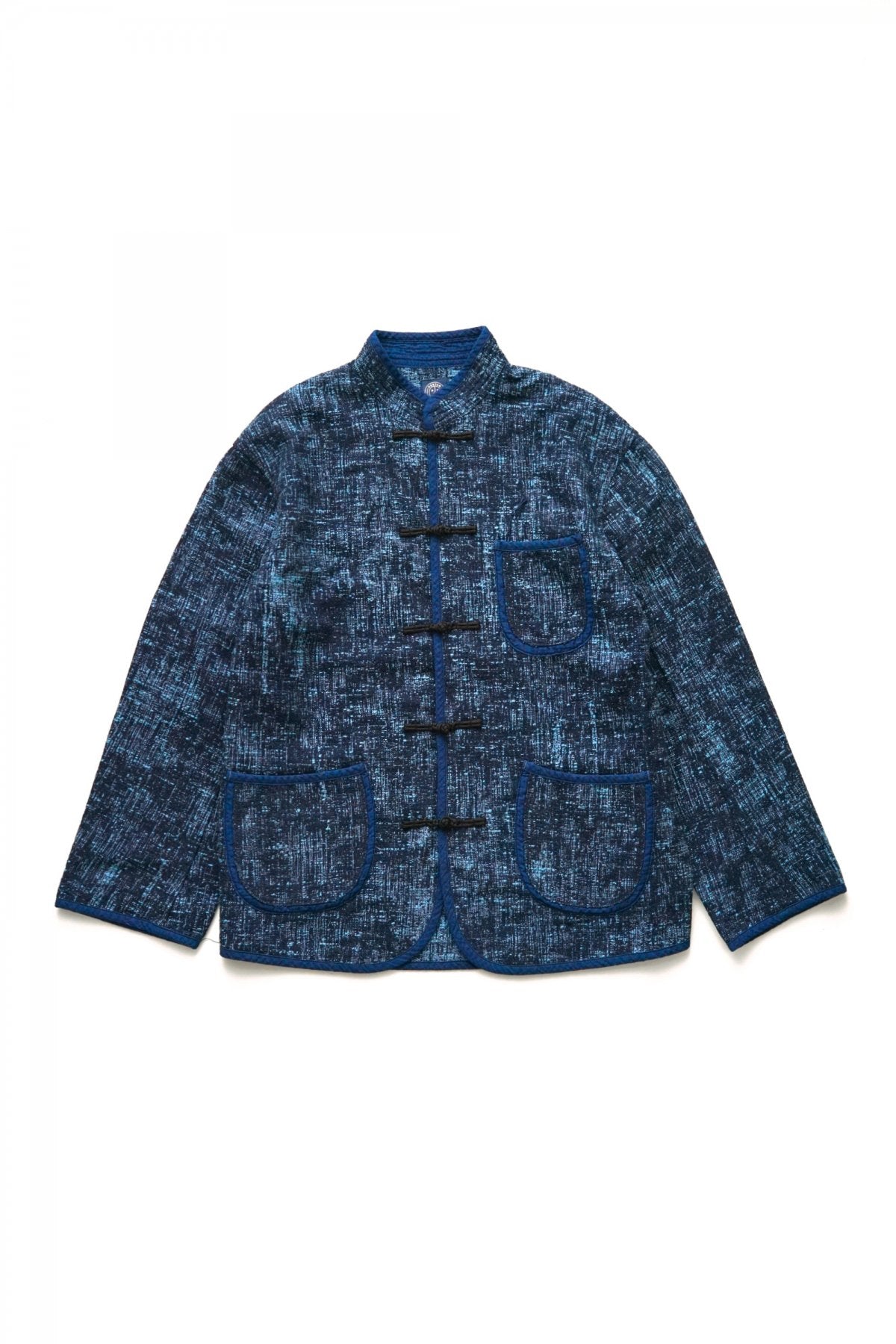 Porter Classic - PEELED CLOTH CHINESE JACKET - BLUE