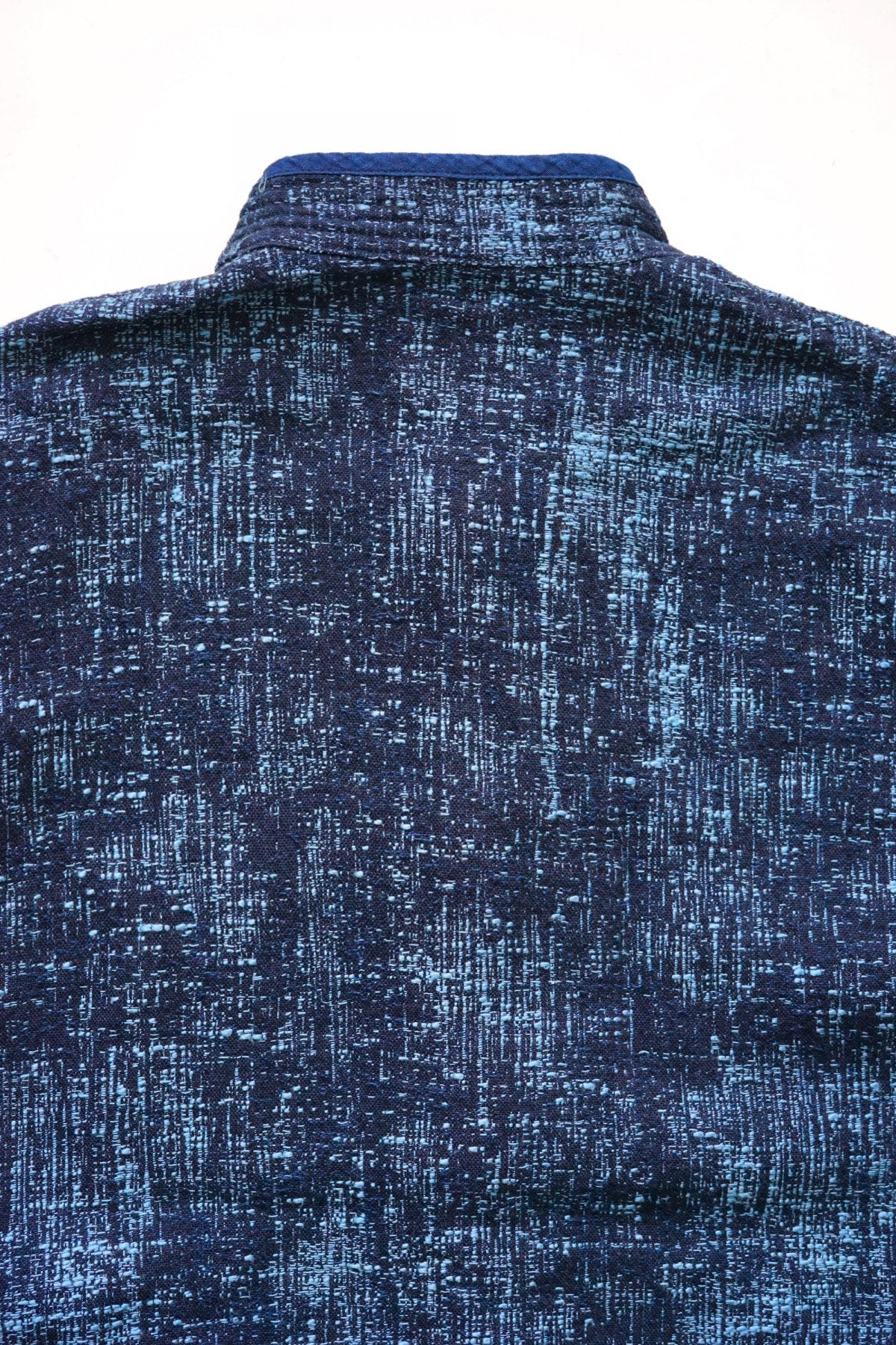 Porter Classic - PEELED CLOTH CHINESE JACKET - BLUE