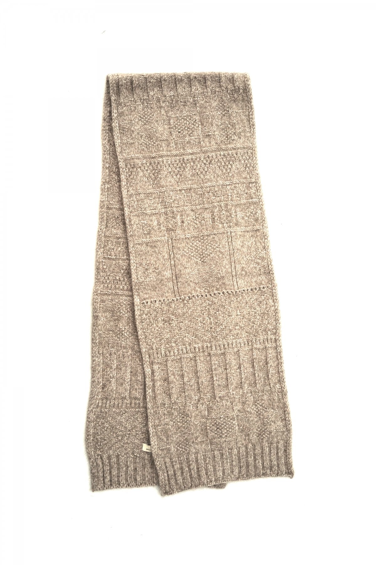 OLD JOE - RACOON GUERNSEY SCARF - FOG