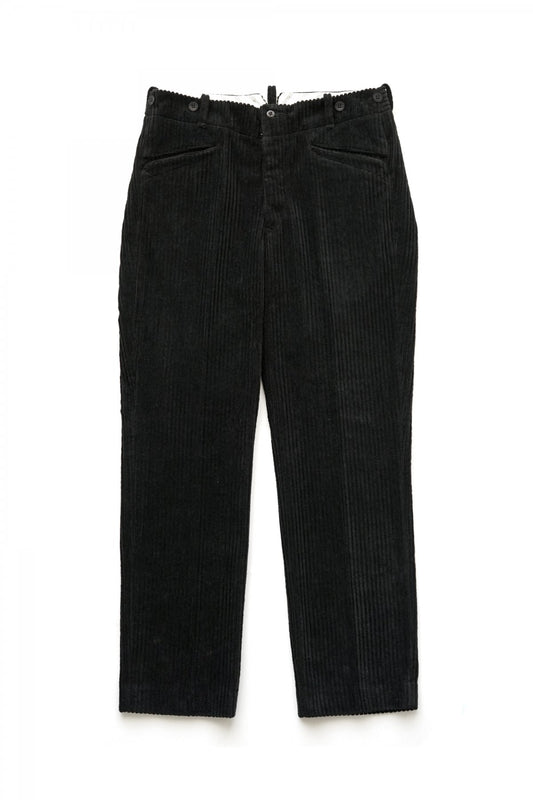 OLD JOE - SLIT POCKET GRANDPA TROUSER - BLACK