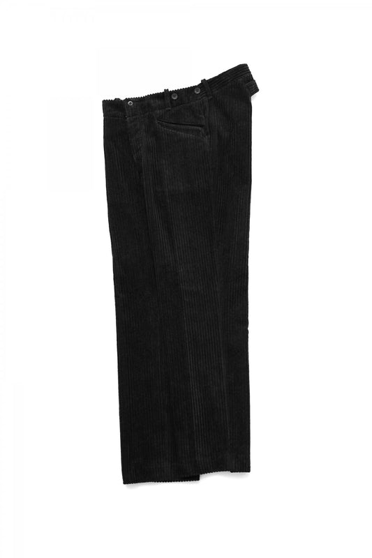 OLD JOE - SLIT POCKET GRANDPA TROUSER - BLACK