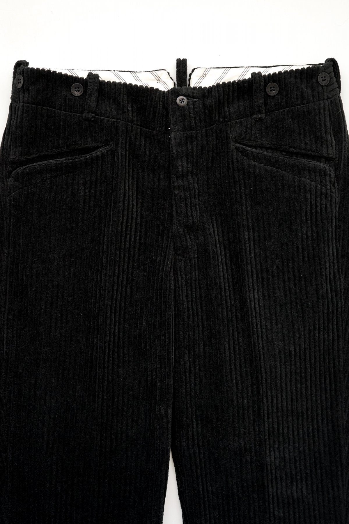 OLD JOE - SLIT POCKET GRANDPA TROUSER - BLACK