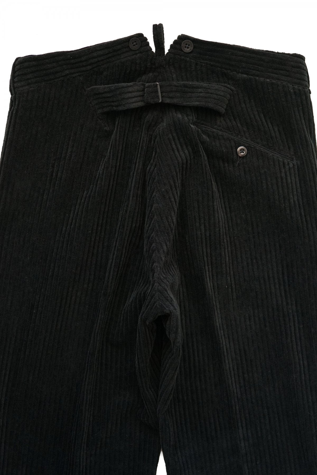 OLD JOE - SLIT POCKET GRANDPA TROUSER - BLACK