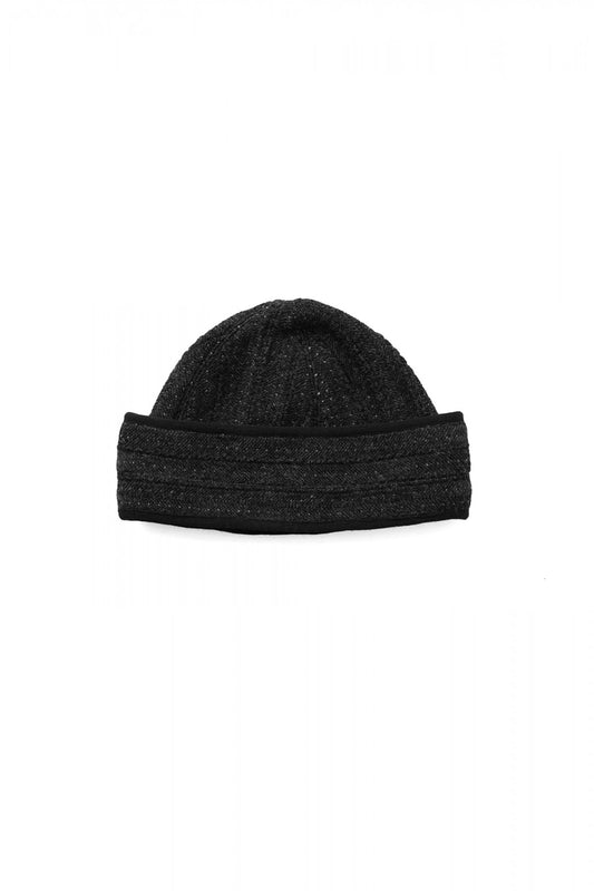 OLD JOE - JACQUARD HERRINGBONE BLIZZARD CAP - GRAPHITE