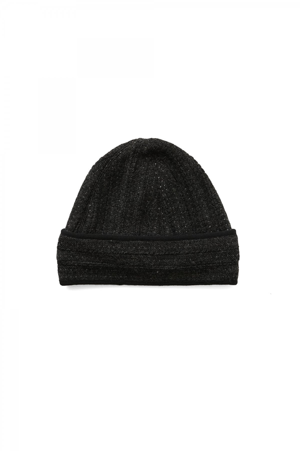 OLD JOE - JACQUARD HERRINGBONE BLIZZARD CAP - GRAPHITE