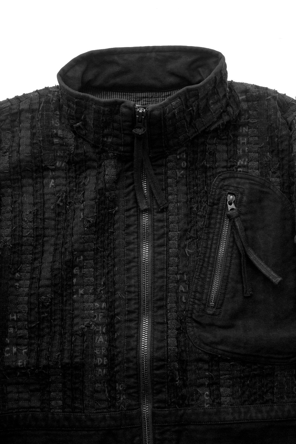 Porter Classic - HAGIRE ZIP UP JACKET - BLACK