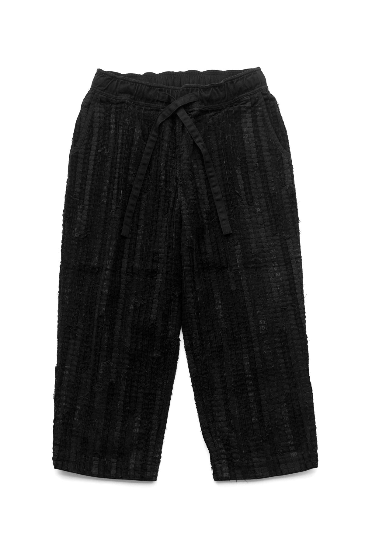 Porter Classic - HAGIRE WIDE PANTS - BLACK