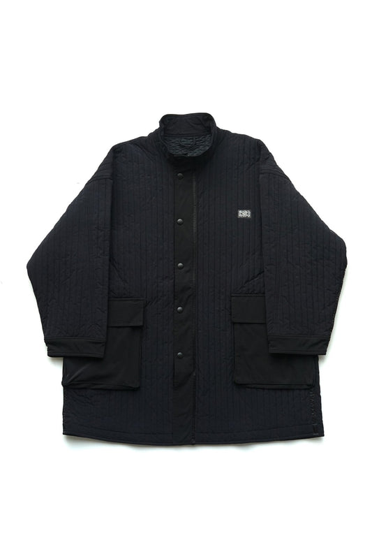 Porter Classic - SUPER NYLON STRETCH COAT - BLACK