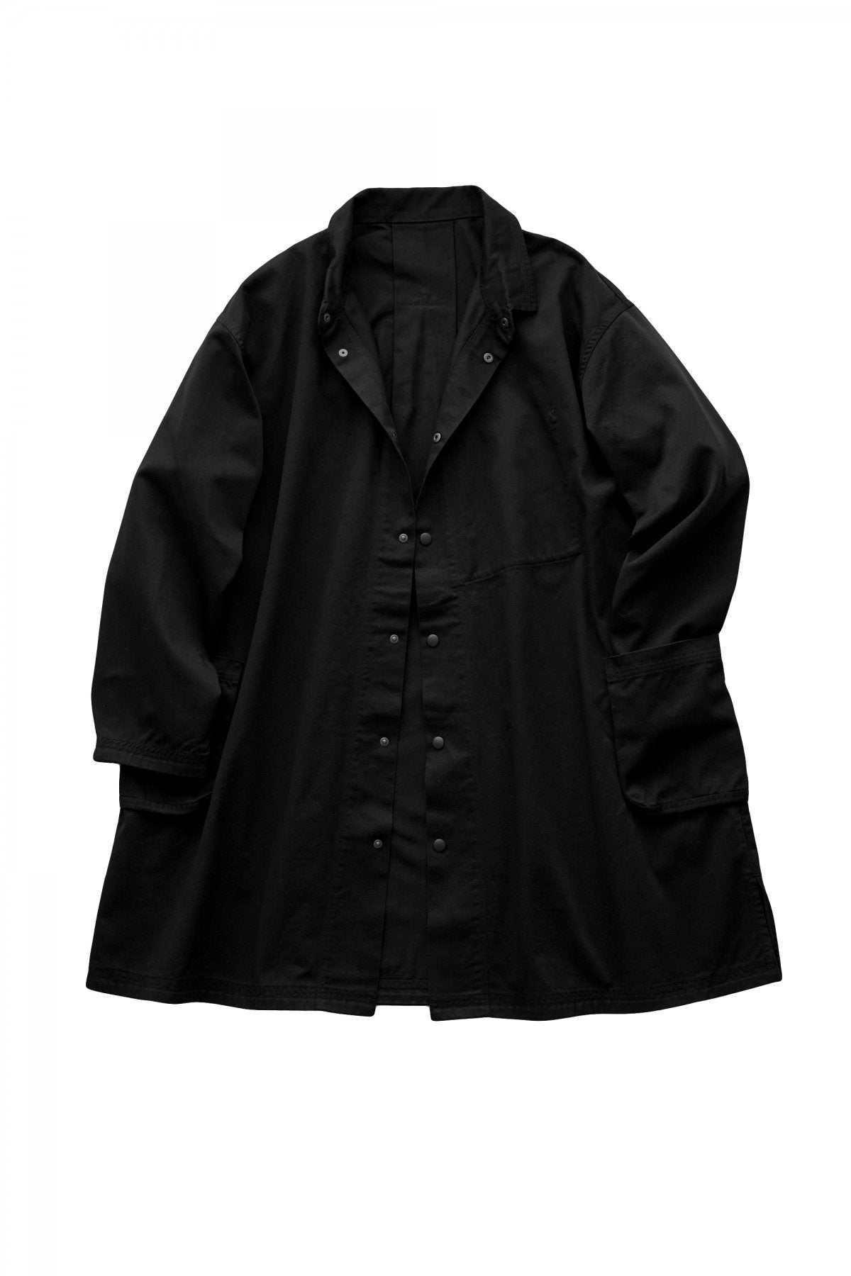 Porter Classic - CHINO SHIRT COAT - BLACK