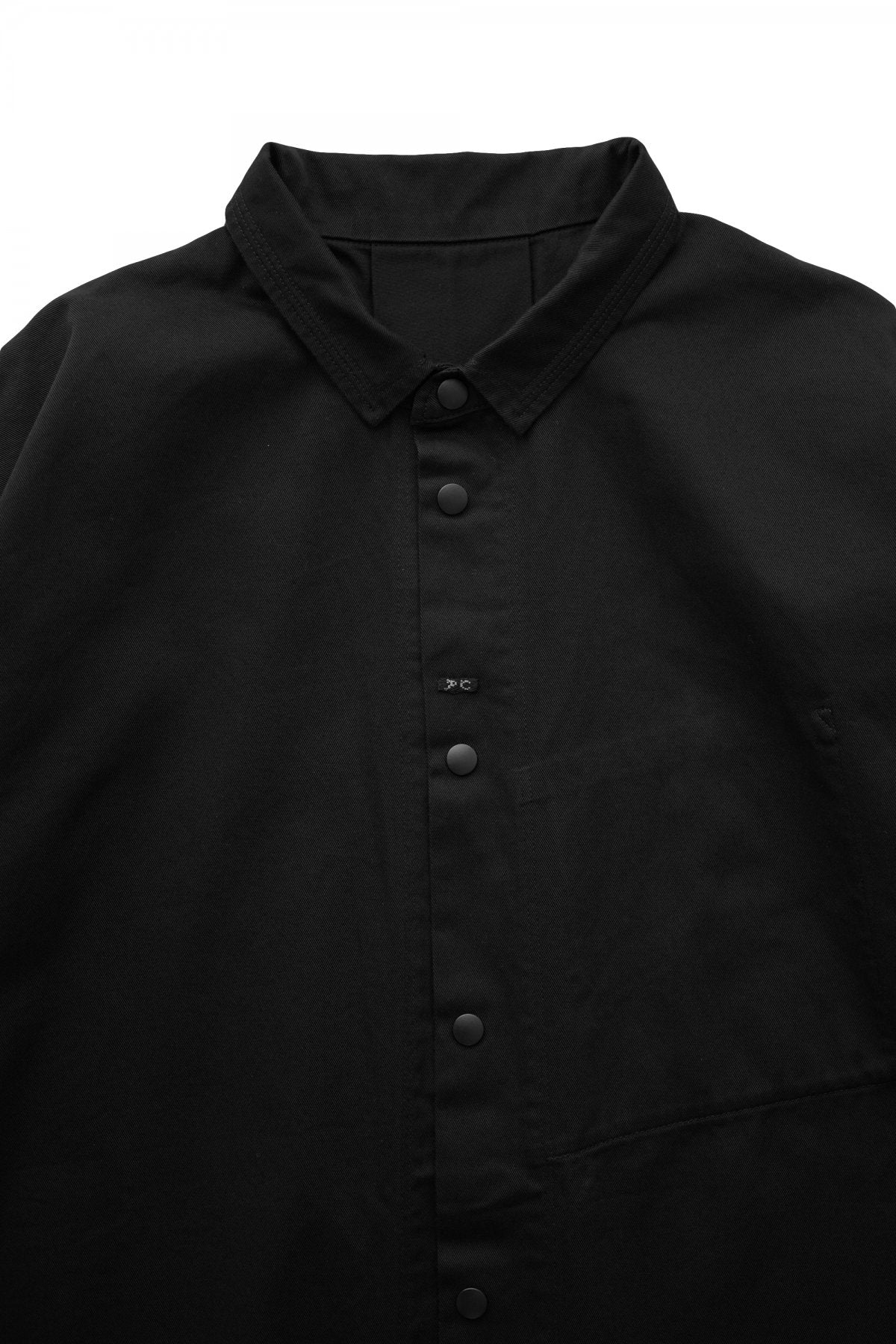 Porter Classic - CHINO SHIRT COAT - BLACK