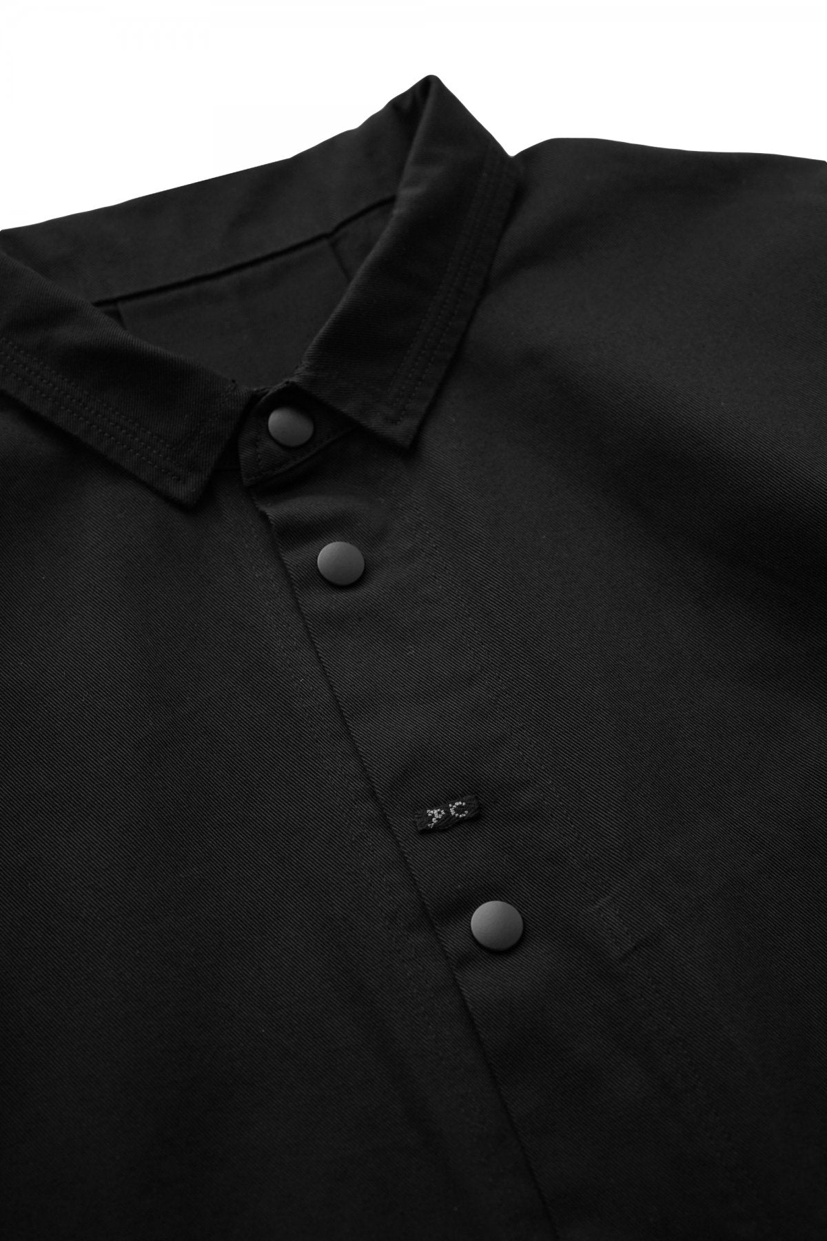 Porter Classic - CHINO SHIRT COAT - BLACK