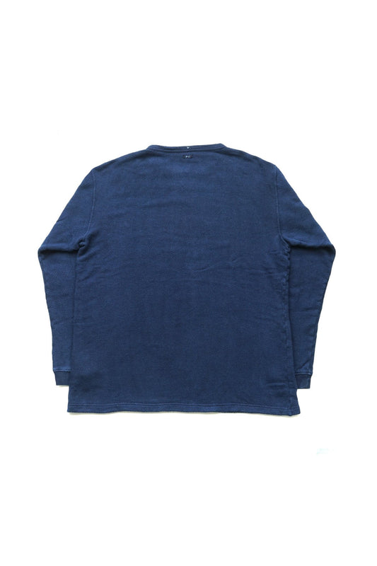 Porter Classic - FRENCH THERMAL CREWNECK - INDIGO