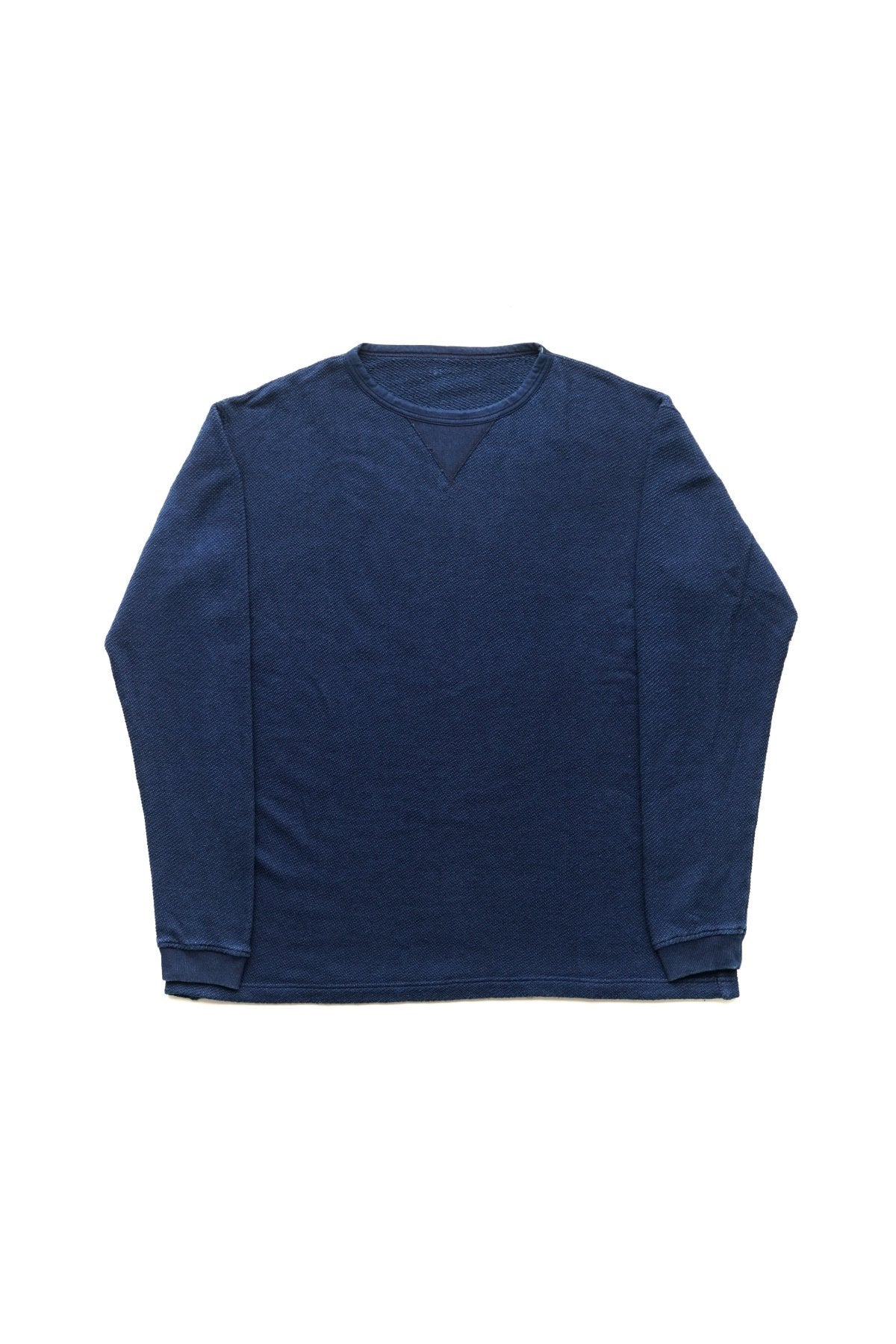 Porter Classic - FRENCH THERMAL CREWNECK - INDIGO