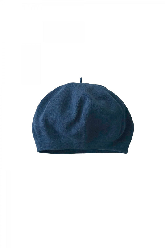 Porter Classic - HAND WORK KNIT BERET - BLUE