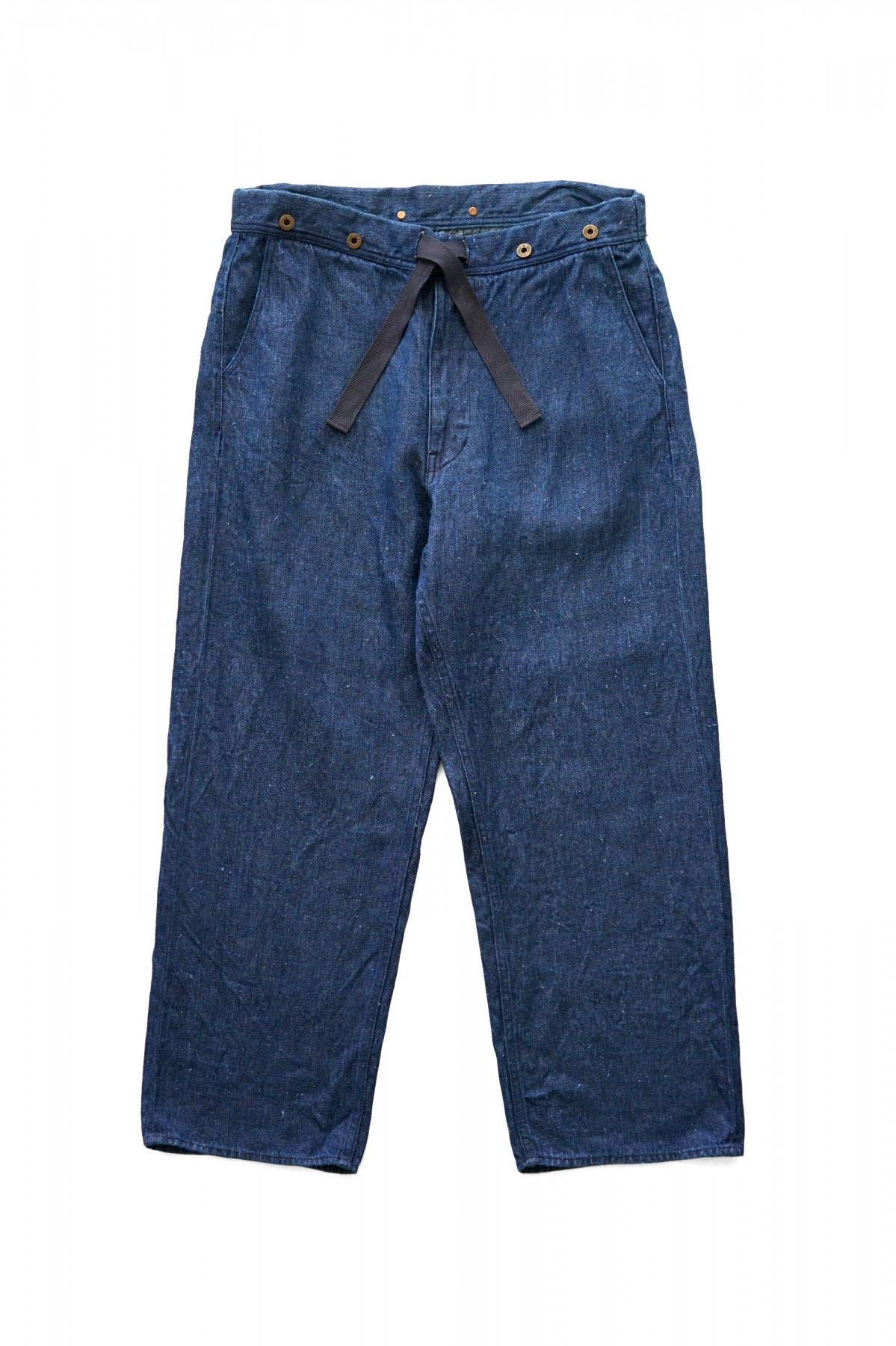 Nigel Cabourn - MODIFIED HOSPITAL PANT - HEMP DENIM - INDIGO