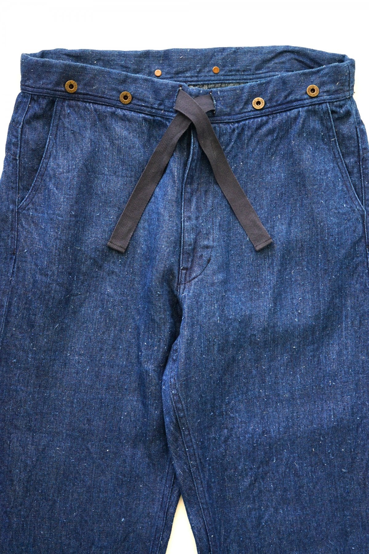 Nigel Cabourn - MODIFIED HOSPITAL PANT - HEMP DENIM - INDIGO