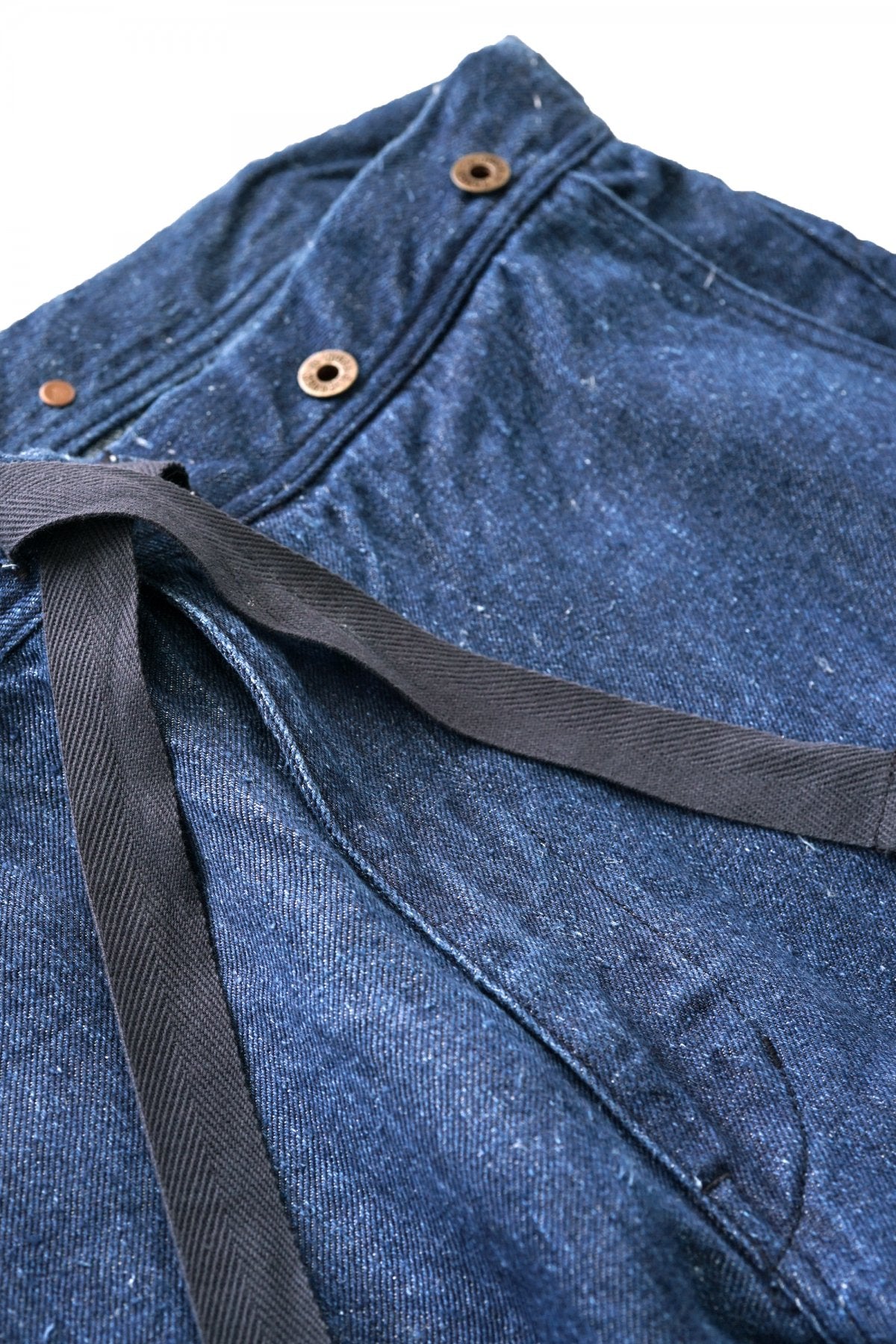 Nigel Cabourn - MODIFIED HOSPITAL PANT - HEMP DENIM - INDIGO