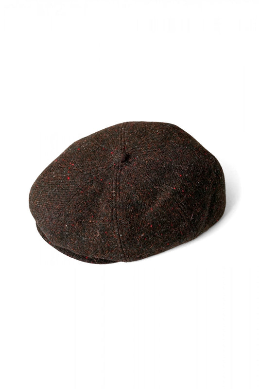 Nigel Cabourn - CASQUETTE TWEED - BROWN