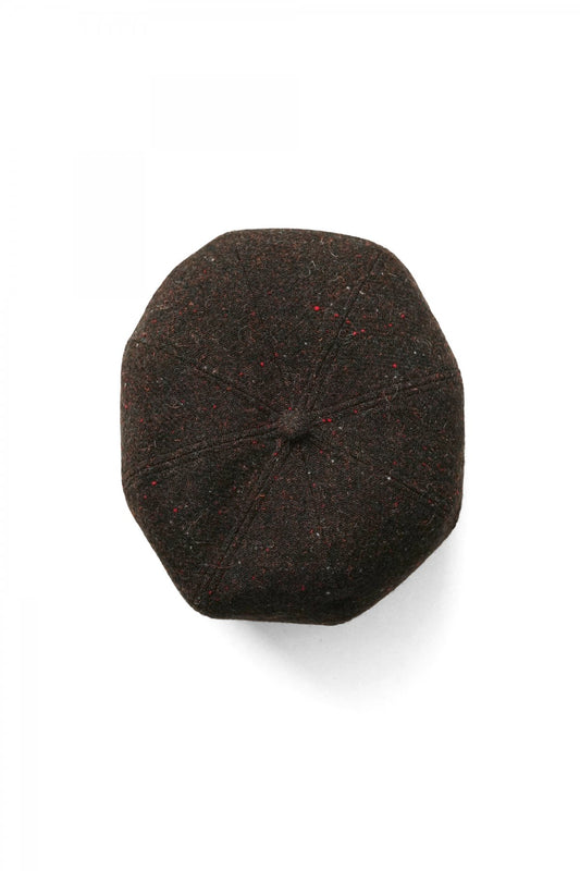 Nigel Cabourn - CASQUETTE TWEED - BROWN