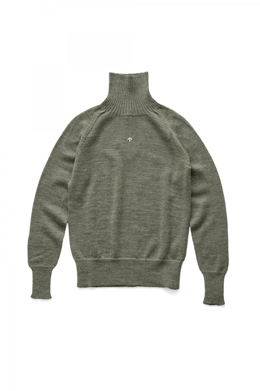 Nigel Cabourn - SEAMLESS ROLL NECK - OLIVE