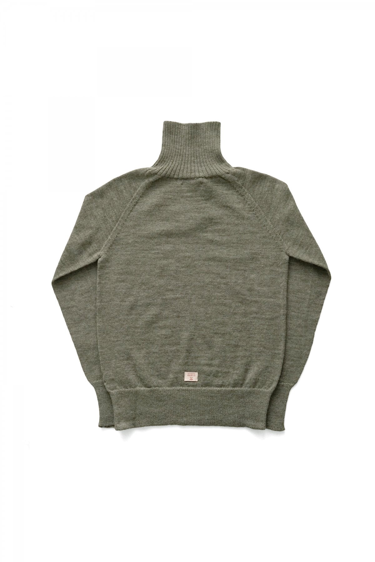 Nigel Cabourn - SEAMLESS ROLL NECK - OLIVE