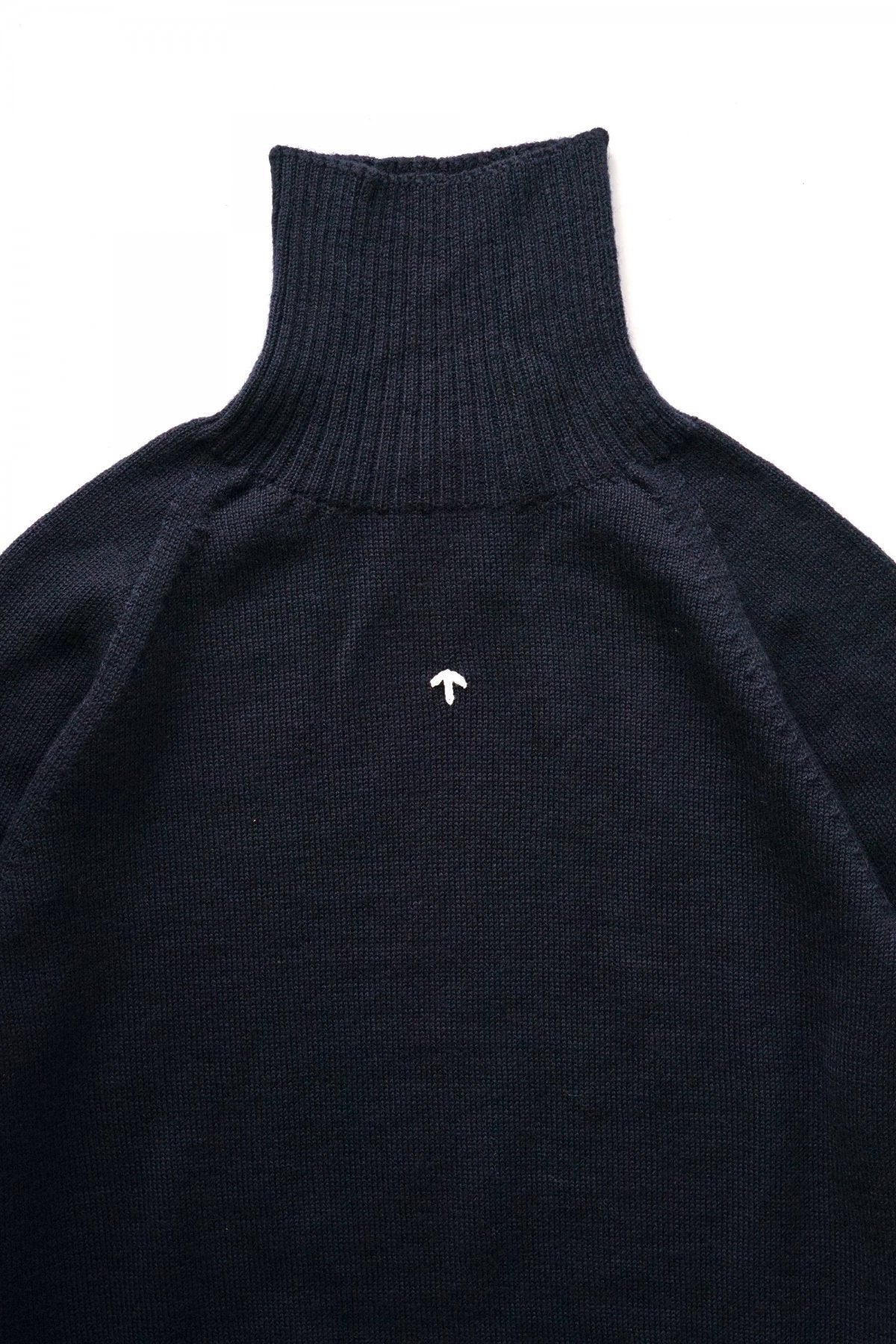 Nigel Cabourn - SEAMLESS ROLL NECK - NAVY