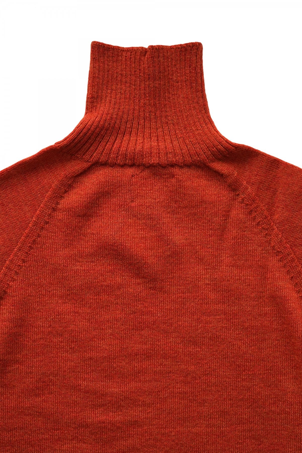 Nigel Cabourn - SEAMLESS ROLL NECK - ORANGE