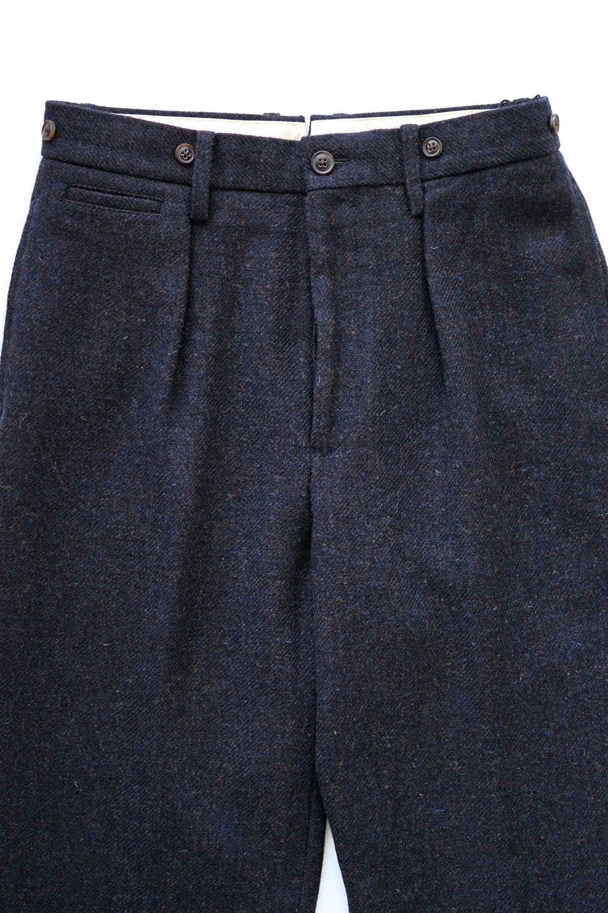 Nigel Cabourn - MEDICAL PANT WASHABLE TWEED - NAVY