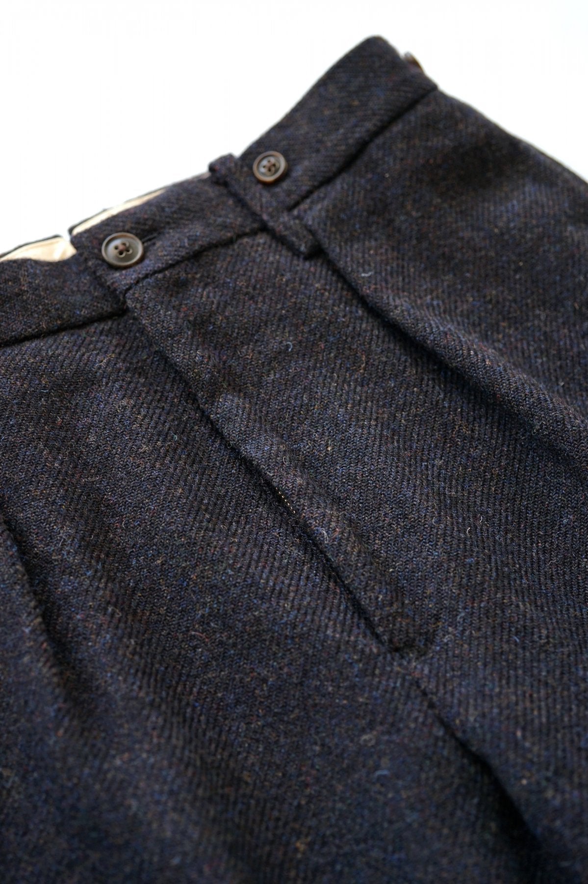 Nigel Cabourn - MEDICAL PANT WASHABLE TWEED - NAVY