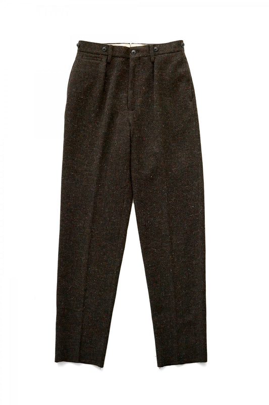 Nigel Cabourn - MEDICAL PANT DONEGAL TWEED - BROWN