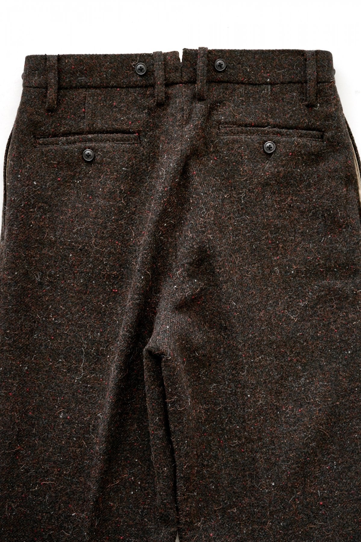 Nigel Cabourn - MEDICAL PANT DONEGAL TWEED - BROWN