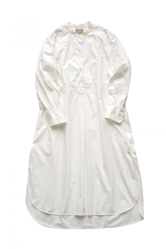 Nigel Cabourn woman - SLEEP DRESS - WHITE