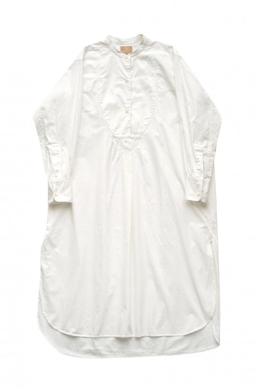 Nigel Cabourn woman - SLEEP DRESS - WHITE