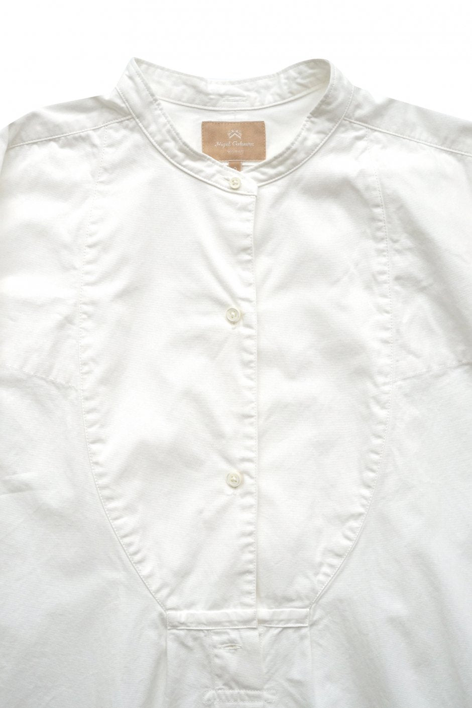 Nigel Cabourn woman - SLEEP DRESS - WHITE