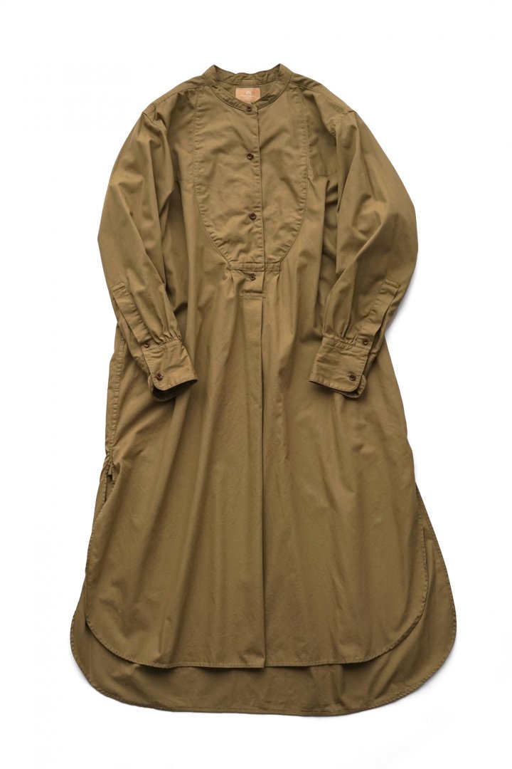 Nigel Cabourn woman - SLEEP DRESS - KHAKI