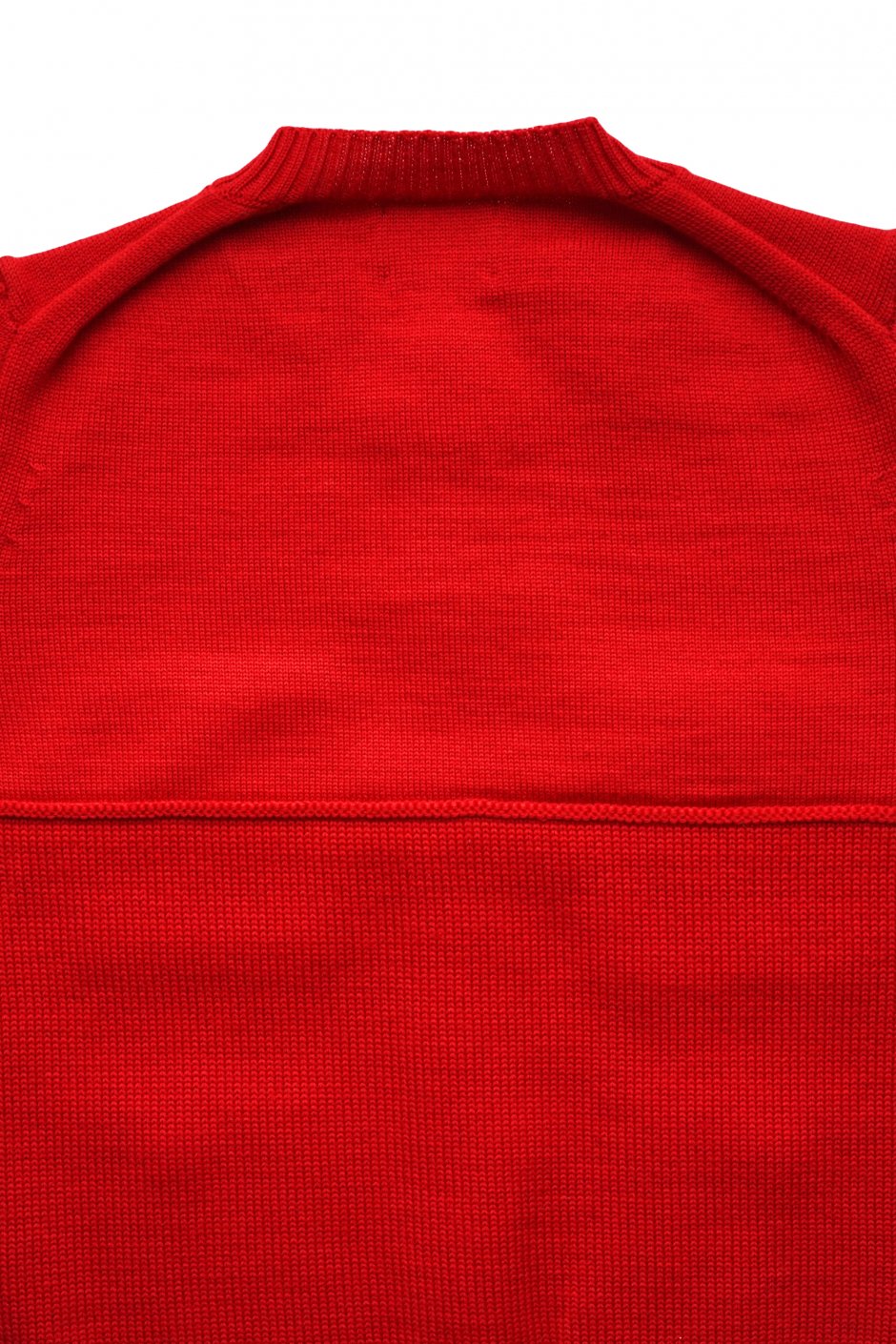 Nigel Cabourn woman - GAUGE MIX CARDIGAN - RED