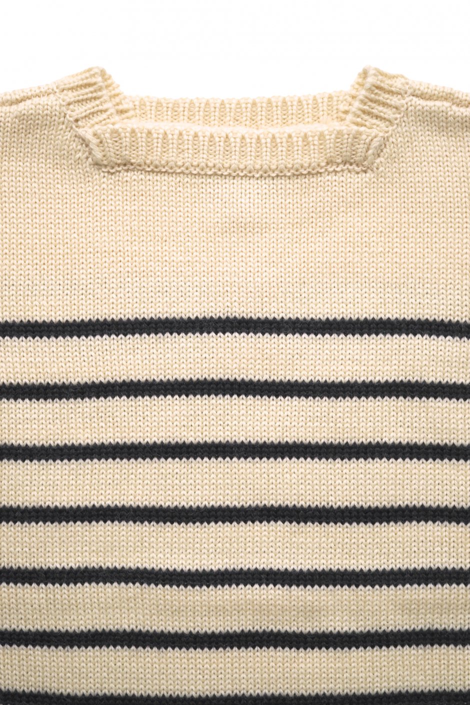 Nigel Cabourn woman - STRIPED KNIT - NAVY