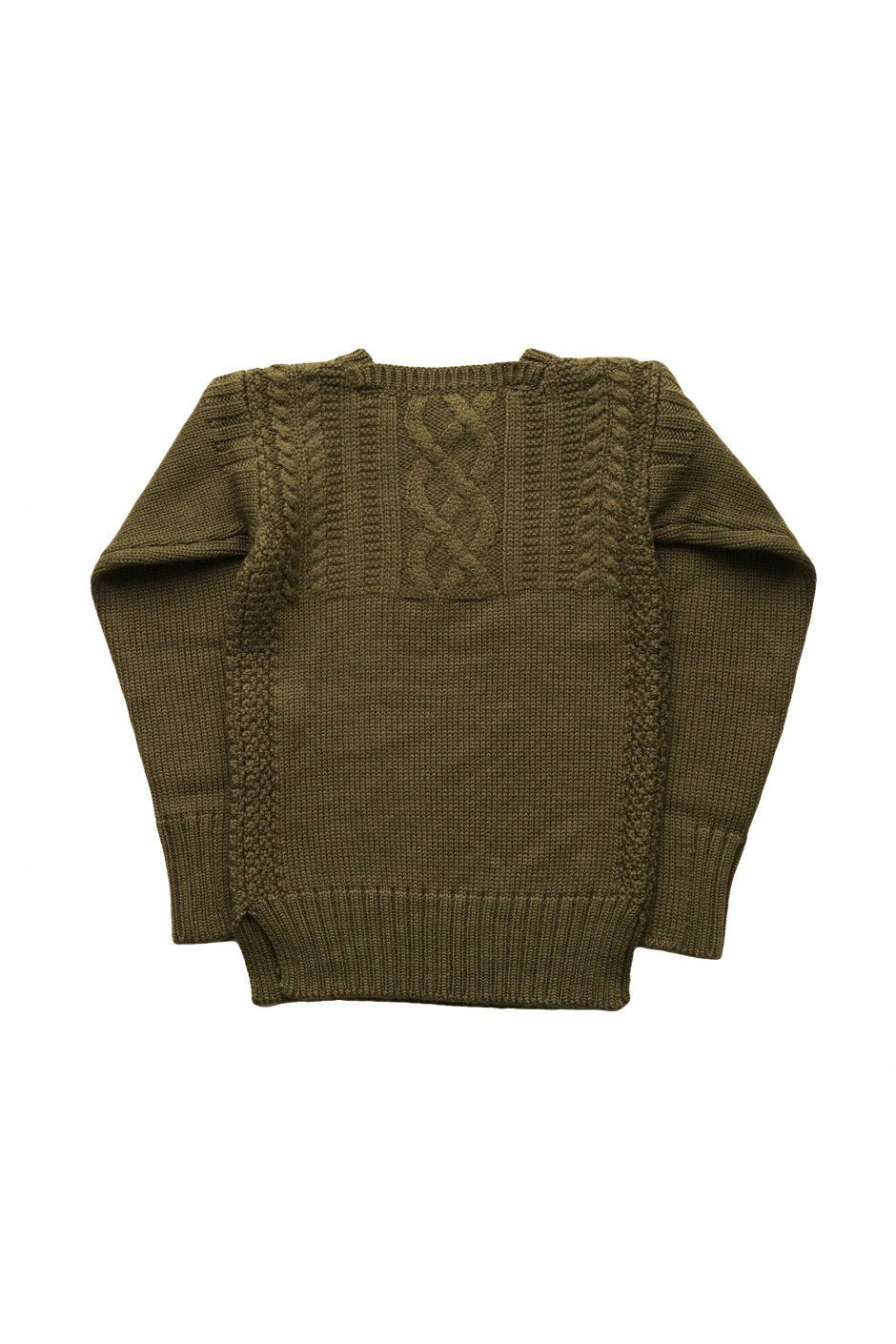 Nigel Cabourn woman - CABLE KNIT - GREEN