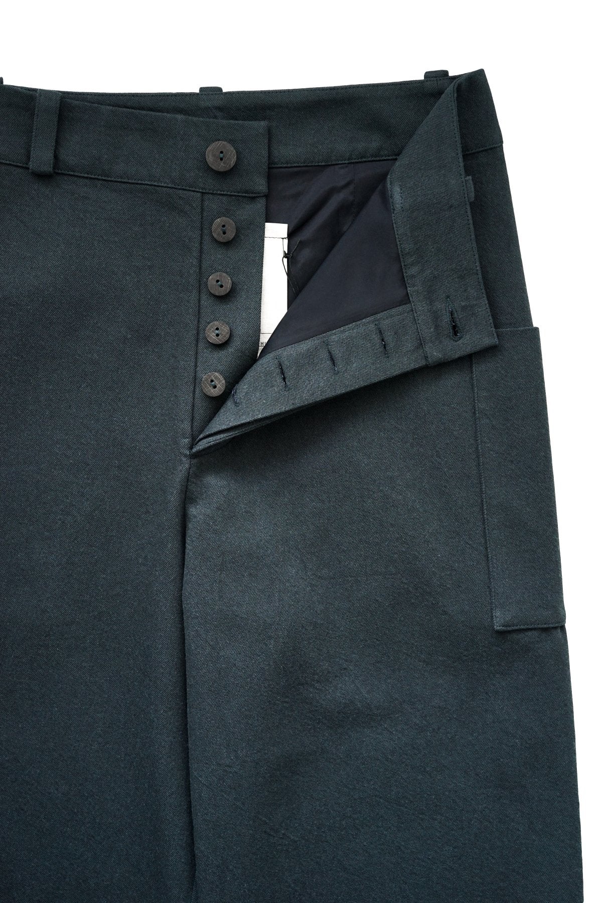 toogood - THE CONDUCTOR TROUSER - WOOL COTTON DRILL - NIGHT