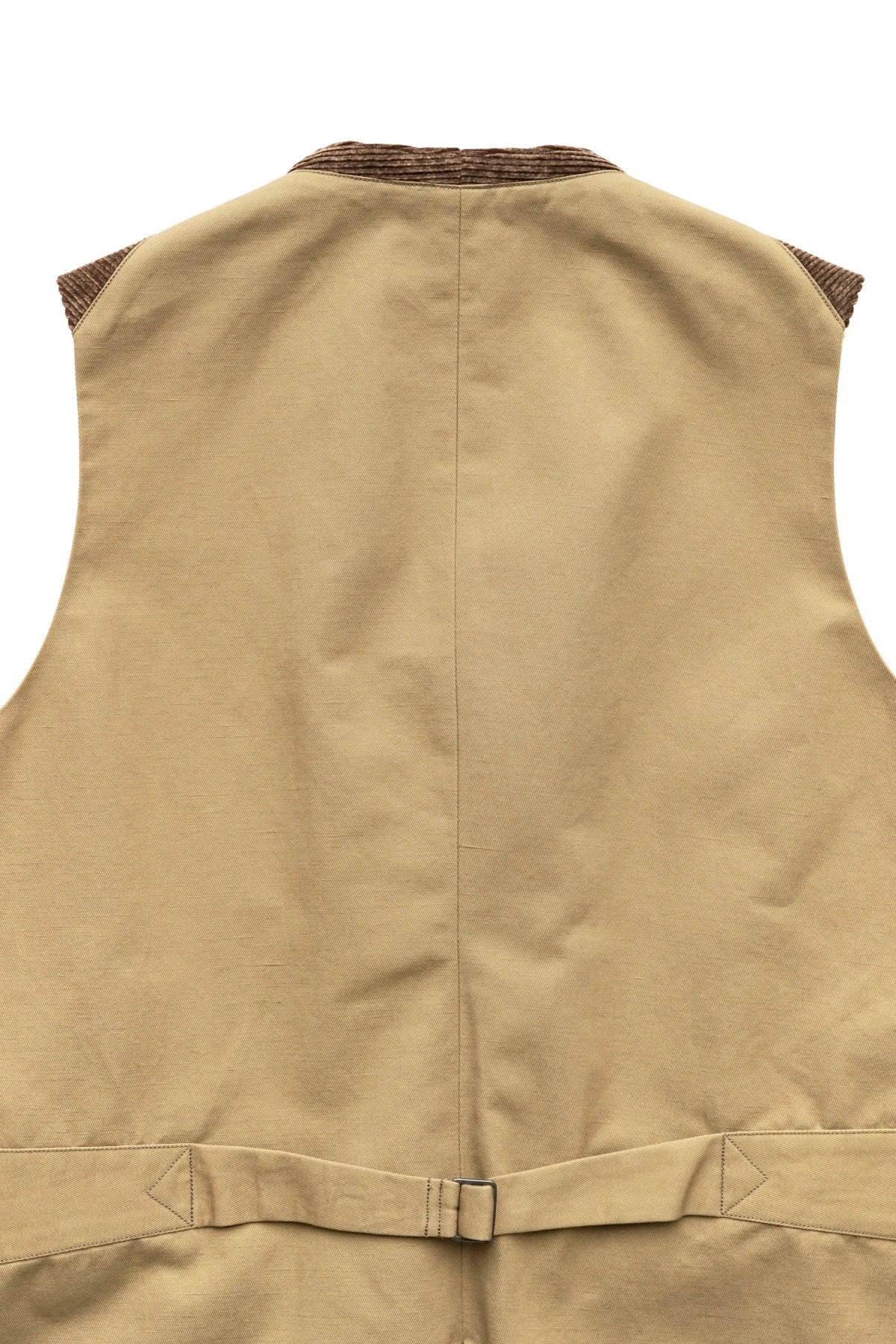 OLD JOE - DOUBLE POCKET GENTS VEST - BARK