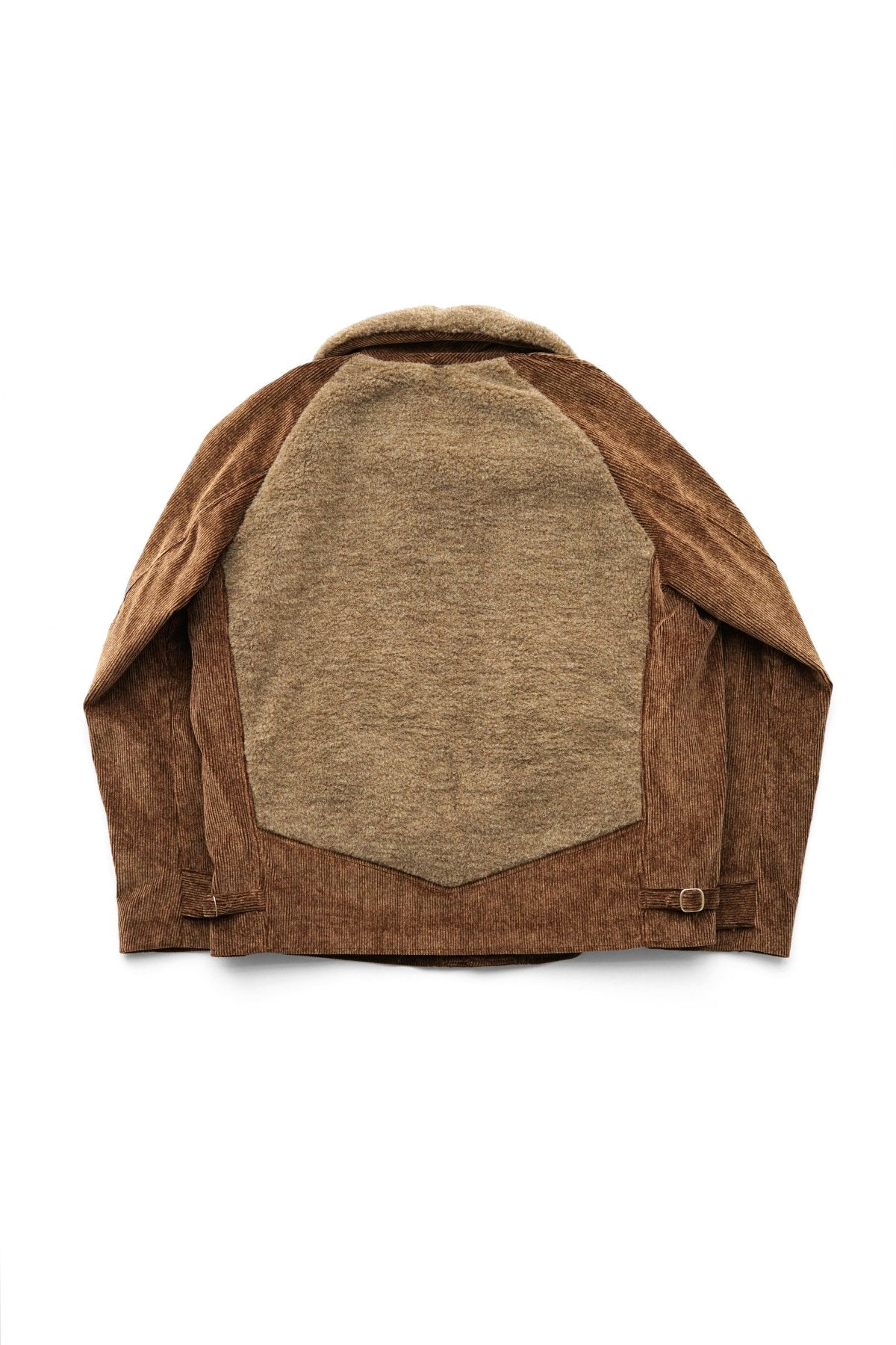 OLD JOE - BUTTONED FRONT GRIZZLY JACKET - BARK