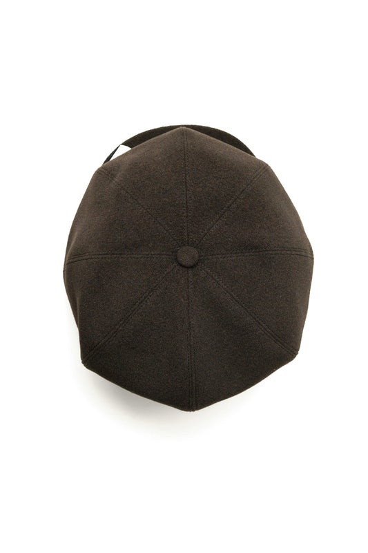 OLD JOE - EAR GUARD PEAKED CAP - COGNAC