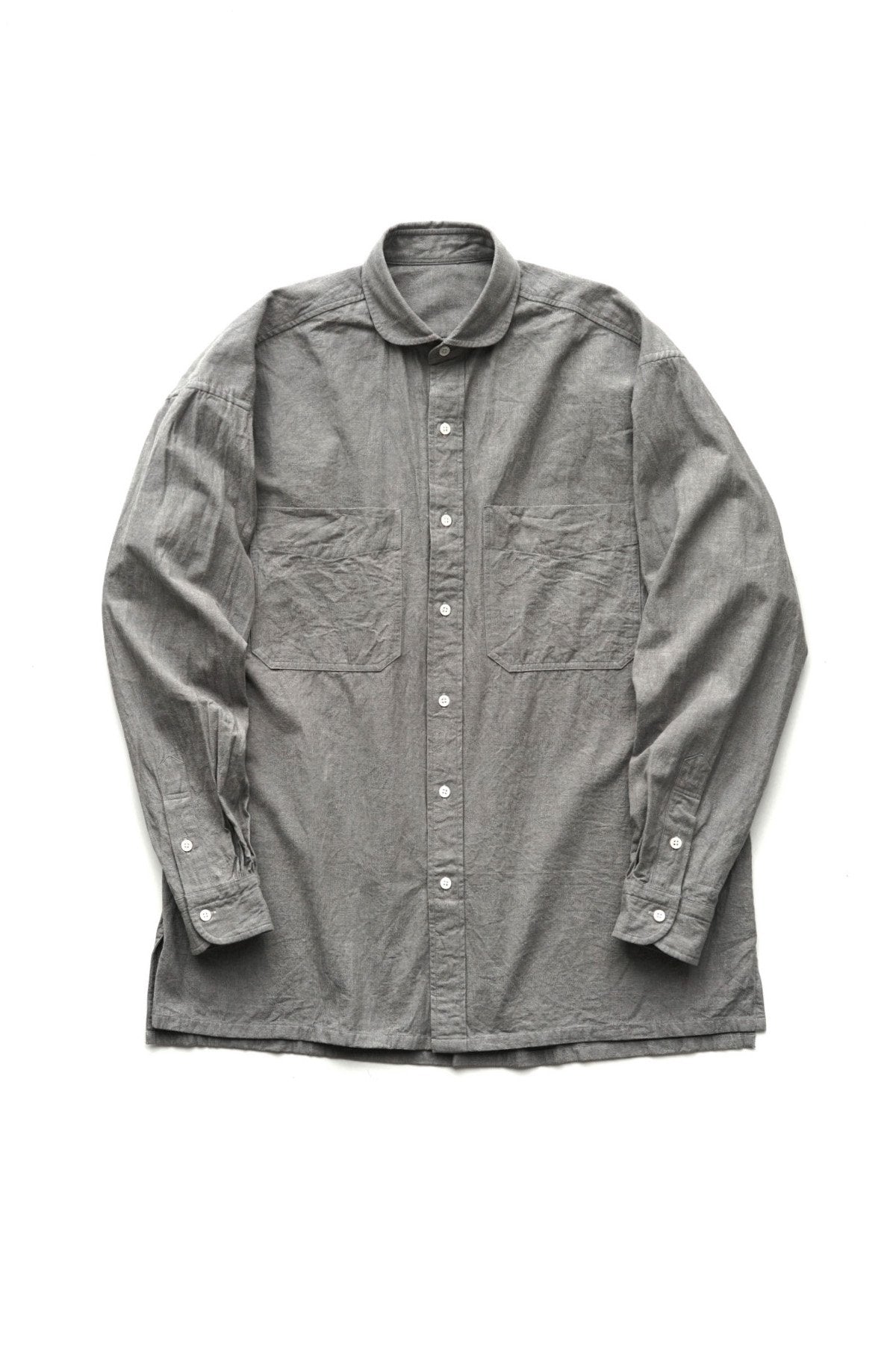 Porter Classic - WIDE POCKET SHIRT - GRAY