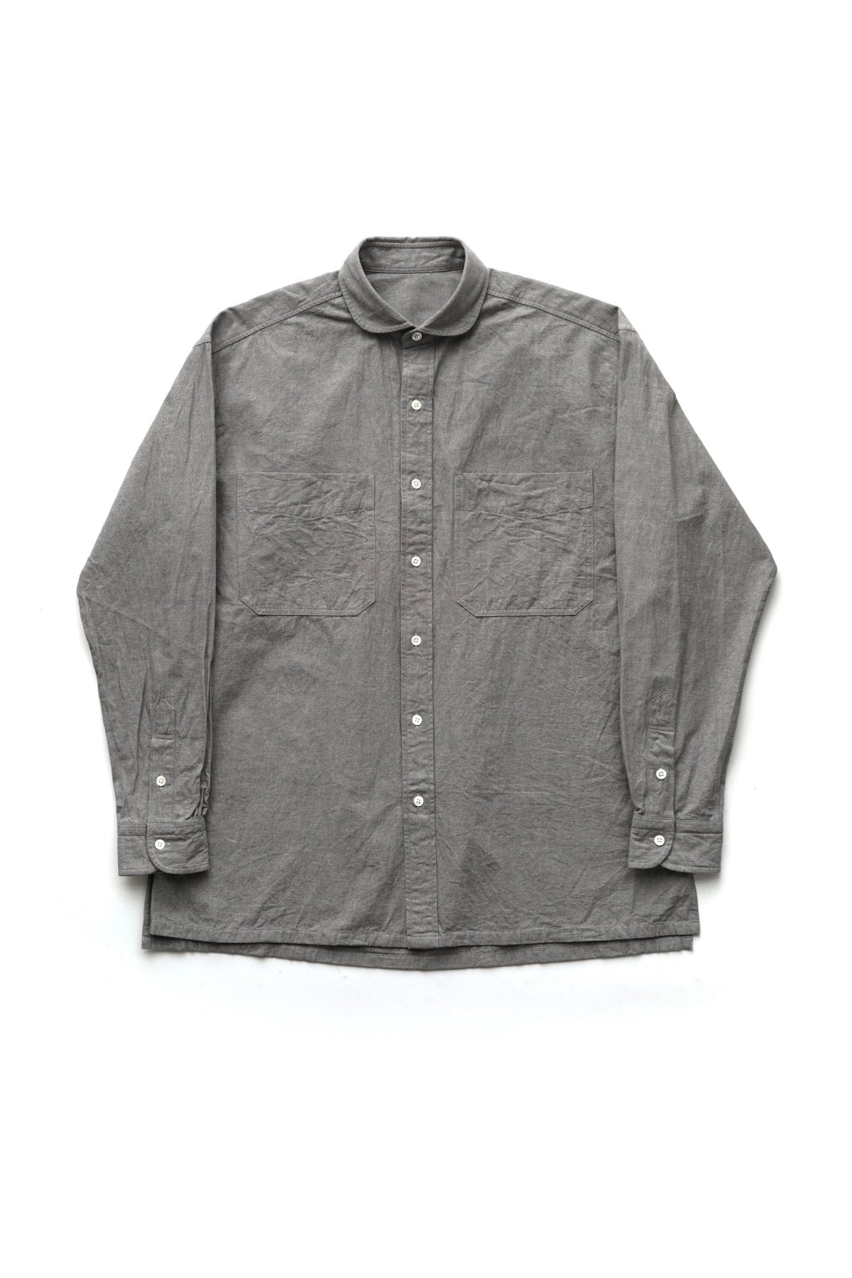 Porter Classic - WIDE POCKET SHIRT - GRAY