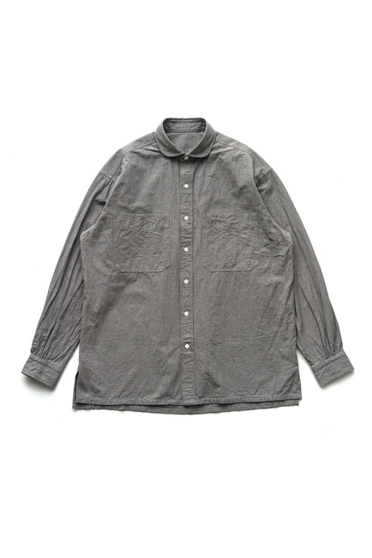 Porter Classic - WIDE POCKET SHIRT - GRAY