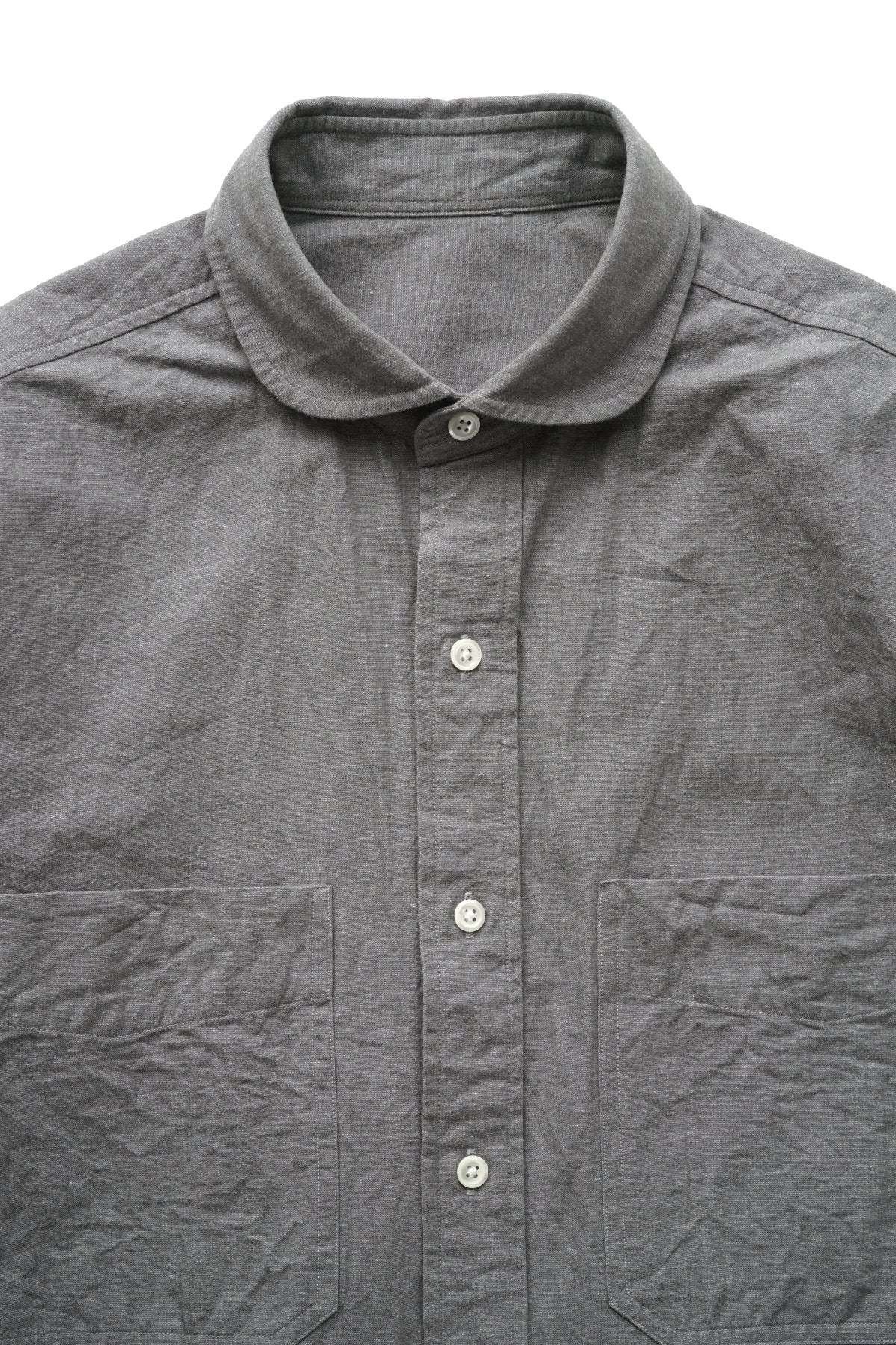 Porter Classic - WIDE POCKET SHIRT - GRAY