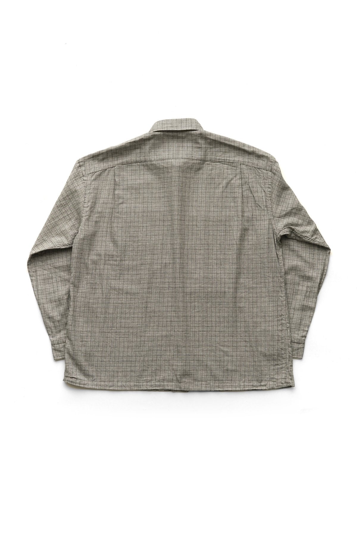 Porter Classic - CASHMERE COTTON GOLD CHECK SHIRT - GOLD