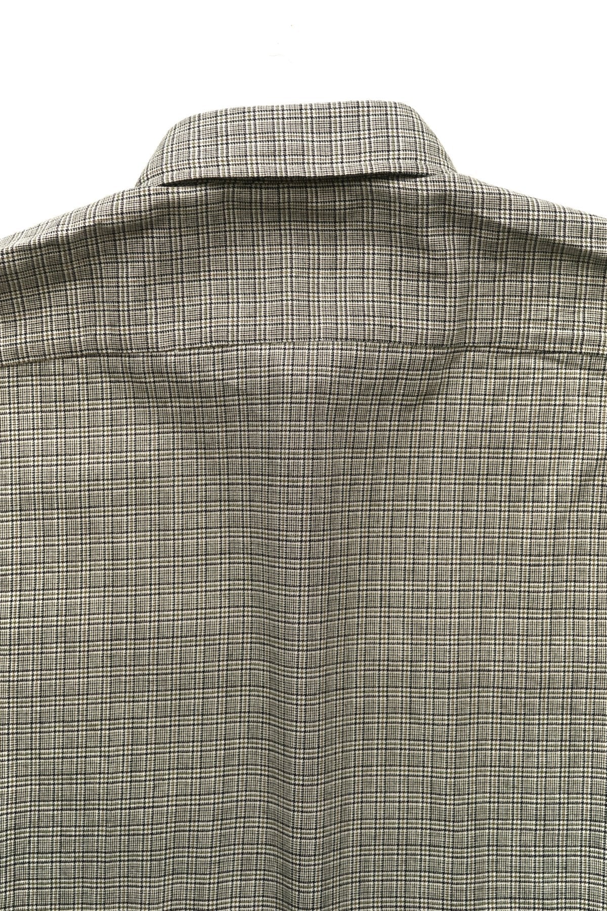 Porter Classic - CASHMERE COTTON GOLD CHECK SHIRT - GOLD