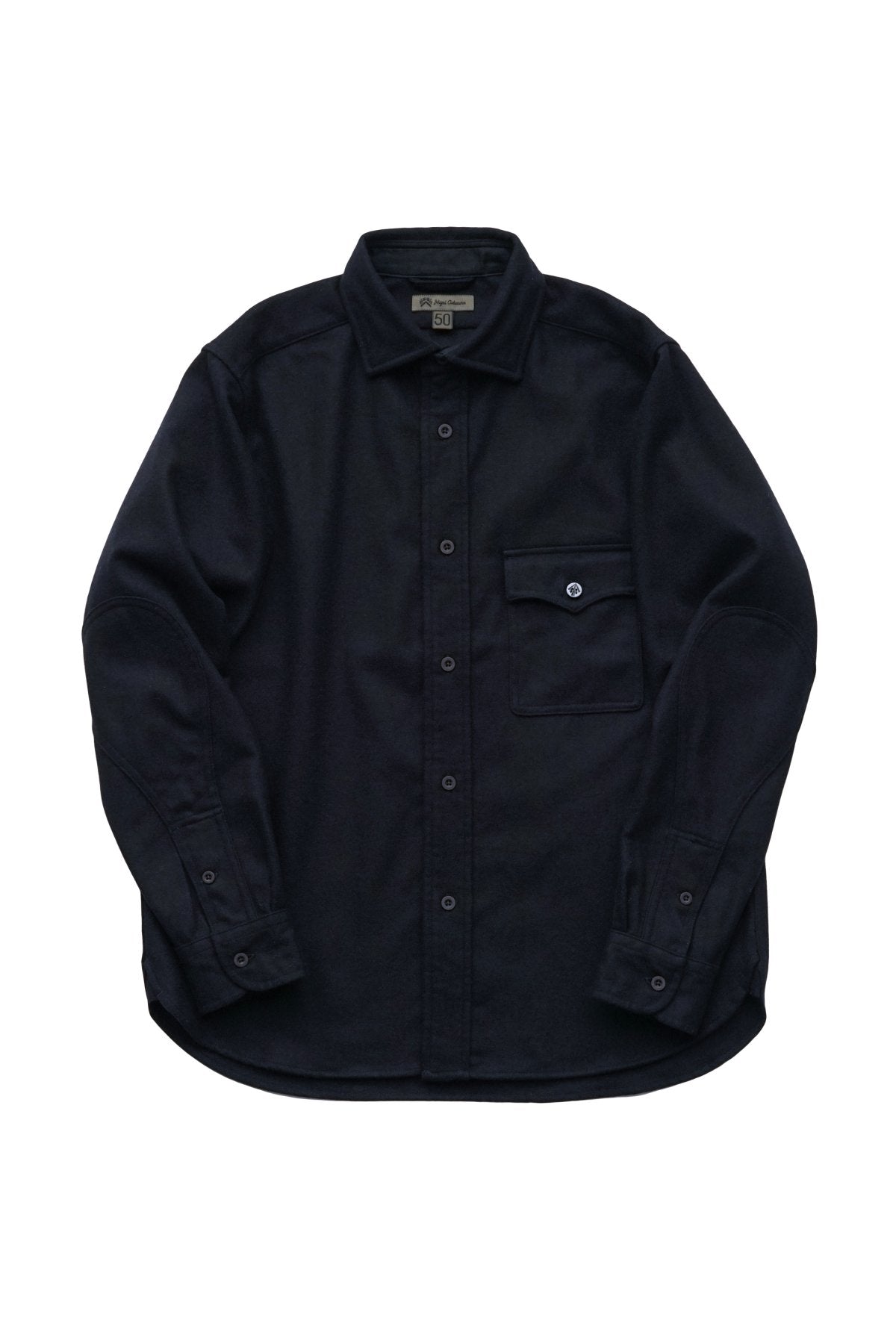 Nigel Cabourn - MODIFIED CPO SH - WASHABLE WOOL - DARK NAVY