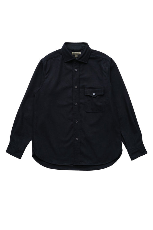 Nigel Cabourn - MODIFIED CPO SH - WASHABLE WOOL - DARK NAVY